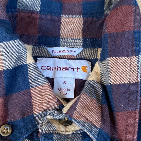 Carhartt plaid long sleeve - Picture 3 of 3